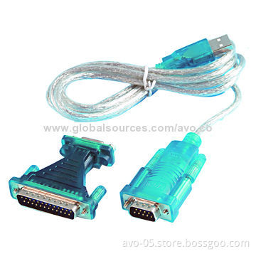USB2.0 to DB9 Serial 9-pin RS232 Adapter Cable, Supports Automatic Handshake Mode